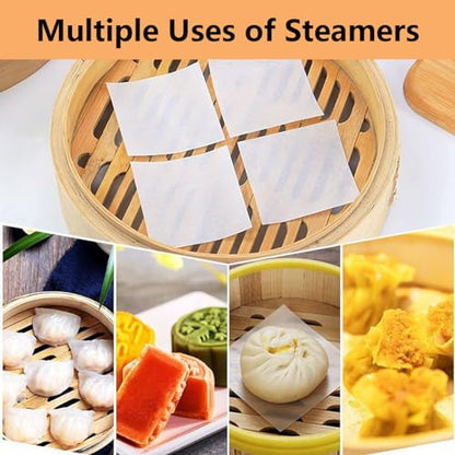 100Pcs 6" x 6" Unbleached Parchment Paper, Burger Patty Paper, Non-Stick Squares Wax Paper Sheets for Seperating Patty, Cookies, Baking, Wrapping Candies - color: White Square, size: 6"X6" 100Pcs