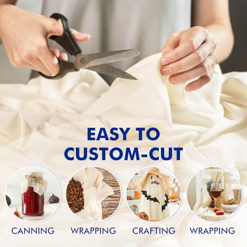 2 Yards Reusable Cheesecloth, Grade 100, Cheese Cloth for Straining Craft, 100% Cotton Unbleached Muslin Cloth Strainer for Cooking, Baking, Juicing, Cheese Making - size: 2 Pieces-36x36inch