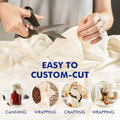 2 Yards Reusable Cheesecloth, Grade 100, Cheese Cloth for Straining Craft, 100% Cotton Unbleached Muslin Cloth Strainer for Cooking, Baking, Juicing, Cheese Making - size: 2 Pieces-36x36inch