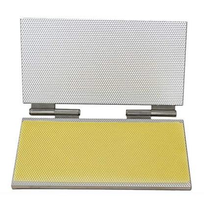 Comb Foundation Tool, 4.7mm Bee Wax Foundation Sheet Mold Casting Tool Wax Foundation Sheet Mold Casting Machine Beeswax Embossing Mold Press Mold for Beekeeping Supply 220 x 420mm