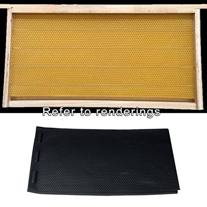 2pcs Sheets Natural Beeswax Candle Making Bee Wax Honeycomb Beekeeping Nest Box Foundation Raising Tools - Highly Recommended by Bee Farmers, Perfect for DIY - Black - color: Black
