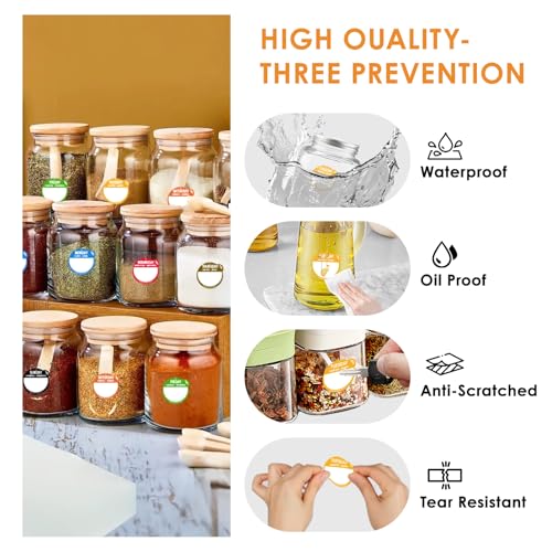 7000 Pcs 1 Inch Risepekt Removable Day Dots Food Labels (Monday-Sunday) 【English Español Français】, Easy to Peel Day of The Week Labels for Restaurant Kitchen Containers, Self Adhesive Date Stickers - color: Risepekt Removable Day Labels