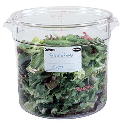 Cambro 23SLINB250 Food Rotation Labels Dissolvable 2"Wx3"D Blank Labels Case of 1