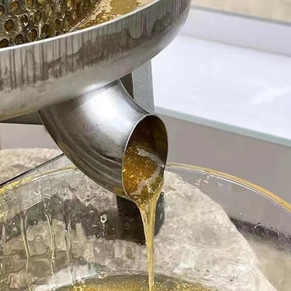 Manual Honey Press, Household Manual Mesh Press Extractor Machine, Stainless Steel Beekeeping Extraction, Extractor Beekeeping Tool, for Wine Honey and Juice Making