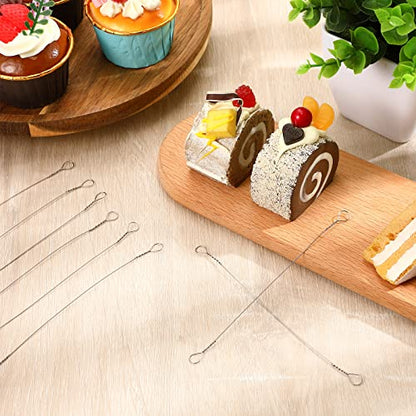 Nuanchu 10 Pcs Cheese Slicer Wire Replacement Block Cheese Cutter Wire for Polished Marble(Style 1)