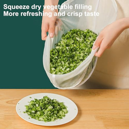 4 Pieces Reusable Nut Milk Bag, Cheese Bags, Reusable Fine Mesh Fabric Strainer, Nylon Fine Mesh Gauze Sieve Bags, Vegetable Draining Bag, for Cheese, Fruit Juice