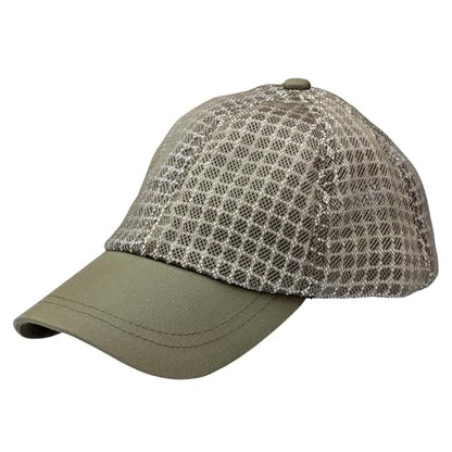Three Layer Ventilated Beekeeping Veil in Round (3-Layer Hat, Olive Green P-Cap) - color: Olive green P-CAP