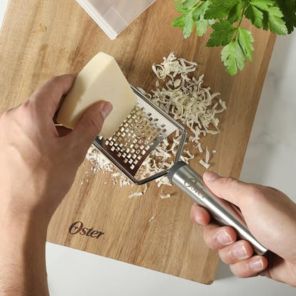 Oster Chadswyck 11.8” Handheld Grater, Stainless Steel Cheese Grater, Sharp Blades for Kitchen Prep, Dishwasher Safe - color: Chadswyck (11.8" Grater)