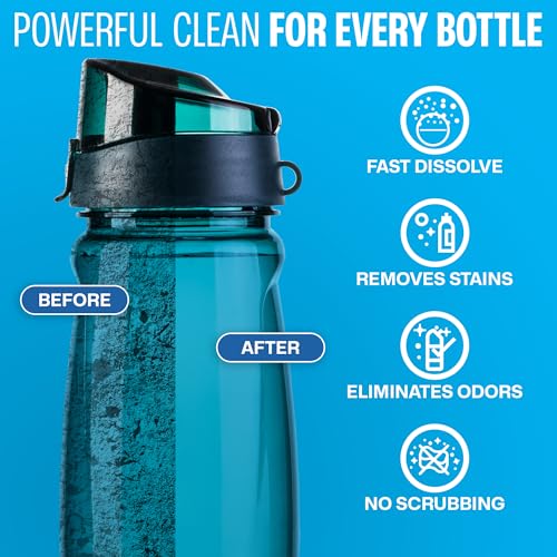 Sudstainables Water Bottle Cleaning tablets bundle with Washing Machine Cleaning tablets