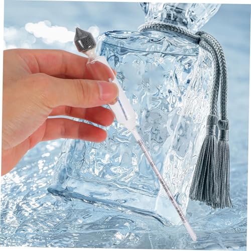 3pcs Triple Scale Hydrometer for Wine Alcohol Content Measurement Proofing Hydrometer for Spirits Read Thermometer for Bartender Use
