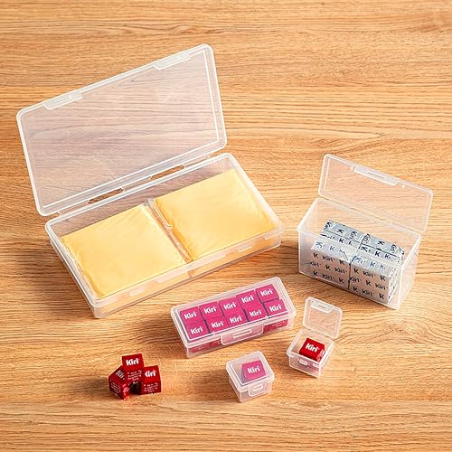 Cow Cheese Slice Holder Storage Container For Refrigerator Sliced Shredded Keeper Containers For Fridge (clear1)
