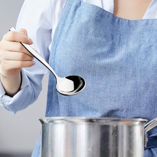 Sadstory Small Stainless Steel Gravy Ladle, Soup Ladles Serving, 4 Packs | Little Ladle, Dressing Ladles Serving