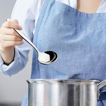 Sadstory Small Stainless Steel Gravy Ladle, Soup Ladles Serving, 4 Packs | Little Ladle, Dressing Ladles Serving