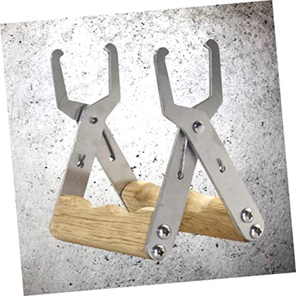 BESPORTBLE 2pcs Beekeeping Frame Grip Holder Stainless Steel Beehive Frame Grip Tool for Beekeepers