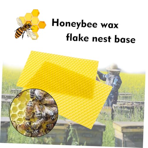 10pcs Nest Beeswax Tablets Beekeeping Nest Box Beehive Foundation Sheets Beehive Tool