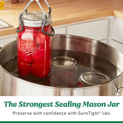 Ball Mason Jar Leak-Proof Lids, Wide Mouth, 6 CT (Pack of 3) - color: Wide, size: 6 Count (Pack of 3)