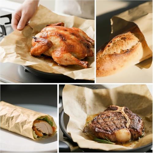 EcoDispose 2000 Count 12" x 10-1/2" Precut Pop Up Deli Paper Sheets, Interfolded Heavy Duty Oil-Resistant Kraft Paper for Bakery, Food Wrap, Serving, Oven, Air Fryer & Microwave - color: Kraft, size: 12"x10.5"inch