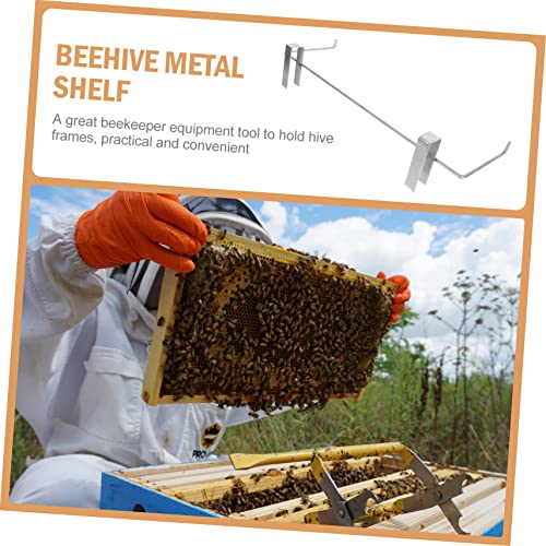 DECHOUS Beekeeping Frame Holder Adjustable Height Simple Beehive Storage Rack for Easy Access Sturdy Stand for Beekeepers Compatible Langstroth Hive