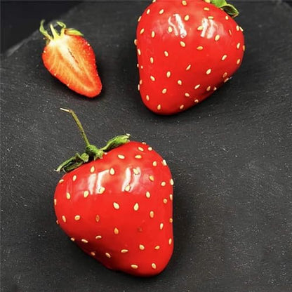OCPO KITCHEN Strawberry Silicone Mold for Baking Mousse Cake, Fruit French Dessert, Pastry, Chocolate, Ice Cream Mould, Cake Decoration Mold, 3D Strawberry Shape (8-Cavity) - style: Strawberry (8-Cavity)