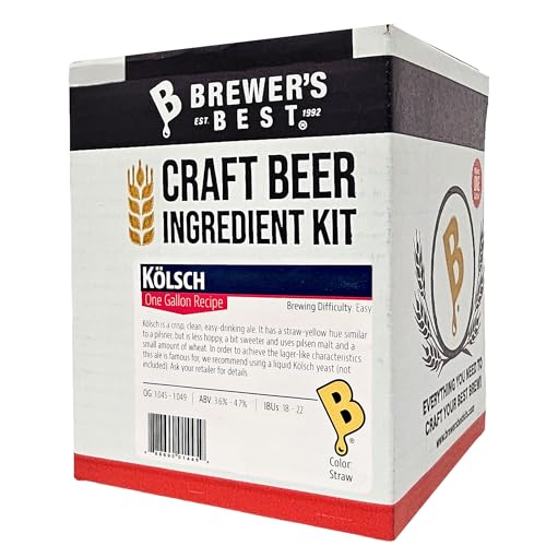 Brewer's Best One Gallon Home Brew Beer Ingredient Kit (Kolsch)