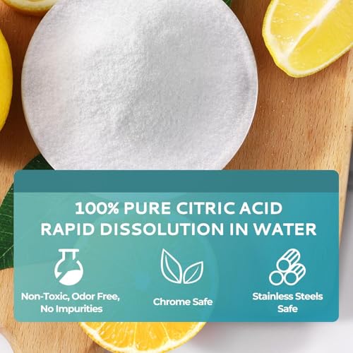 EUHOMY Ice Maker Cleaner & Descaler | 12 Use & Individually Packed | Ice Machine Cleaner with Organic Citric Acid Descaling Powder, Ideal for All Brands - size: 12 Ounce(upgrade pack of 1)