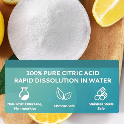 EUHOMY Ice Maker Cleaner & Descaler | 12 Use & Individually Packed | Ice Machine Cleaner with Organic Citric Acid Descaling Powder, Ideal for All Brands - size: 12 Ounce(upgrade pack of 1)