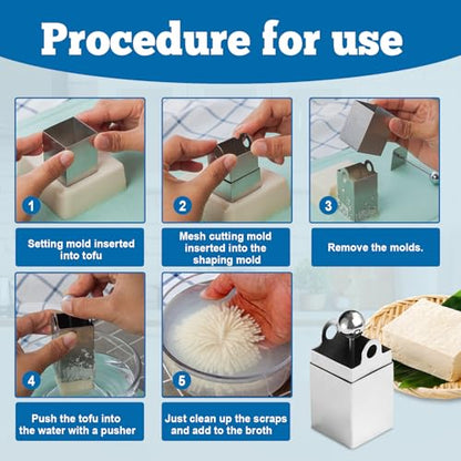 Tofu Press Stainless Steel, Tofu Cutter, Paneer Maker Stainless Steel, Practical Cooking Household Tool(Chrysanthemum shape)