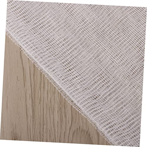 IMIKEYA 3pcs Unbleached Cotton Cheesecloth Fabric Fine Mesh Strainer for Cooking Baking - color: Whitex3pcs, size: Size 4x3pcs