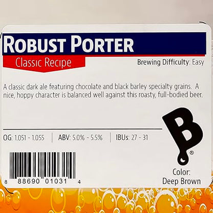 Robust Porter Homebrew Beer Ingredient Kit