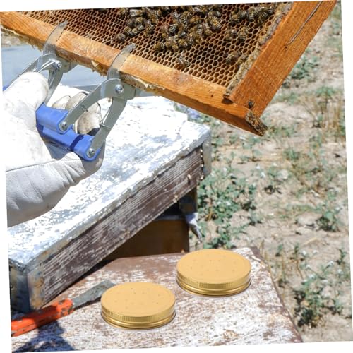 POPETPOP 4pcs Bee Water Stations Beehive Lid Beehive Waterer for Beekeeper Use Hive Tool Beekeeping Kit Efficient Bee Feeding
