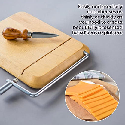 Nuanchu 10 Pcs Cheese Slicer Wire Replacement Block Cheese Cutter Wire for Polished Marble(Style 1)