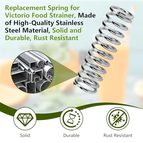 VKP250 Spring Compatible with Victorio Food Strainer, Replacement for Johnny Apple Sauce Maker Spring, Model 250 Clamp Based Food Strainer Spring
