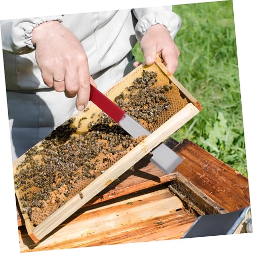 Abaodam Ergonomic Beekeeping Tools Hive Tool j Hook Brush Set Dadant Supplies Beehive Cleaning