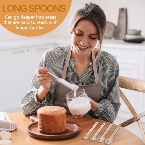 Stainless Steel Measuring Cups & Spoons Set for Cooking and Baking, Nesting Measuring Cups Measuring Spoons for Measuring Dry or Liquid Ingredients, Kitchen Gadgets, 10Pack - style: Non Magnetic-Square-10PCS
