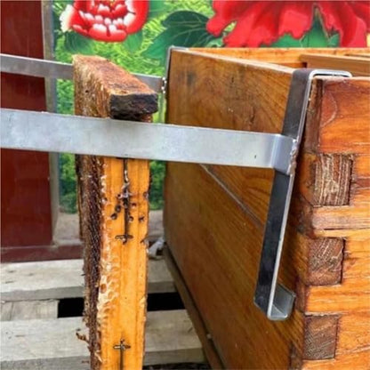 4pcs Stainless Steel Beehive Frame Holder Adjustable Rustproof Bee Hive Frame Grip Multifunctional Stable Bee Hive Frame Gripper