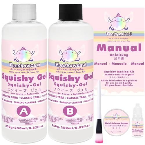 Taba Squishy Kits Flex Rubber for Squishy Making Liquid Silicone 17oz Pack Classic Tabba - color: Classic Taba