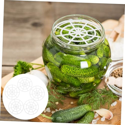 5Pcs Wide Mouth Fermenting Jar Press Weight Versatile Mesh Tool for Pickling and Fermenting Sturdy Accessory for Kitchen and Outdoor Use