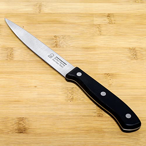 Chef Craft Select Utility Knife, 4.5 inch blade 12 inch in length, Stainless Steel - style: Utility Knife