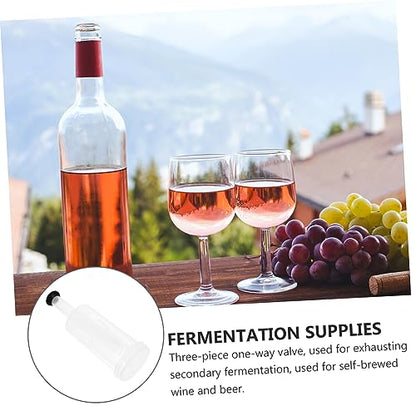 Air Locks Silicone Lids One-way Valves for Fermenting Lids Wide Mouth Fermenter