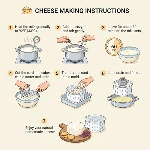 Set of 4 various Cheese making Molds 0.25+0.5+0.7+1.2 kg | Cheesemaking from Cow and Goat Milk. Cheese making supplies by QG group - size: Set of 4