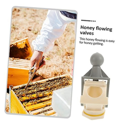 Kisangel Honey Valve Beekeeping Accessories Perfection Extractor Honey Gate Beekeeping Supplies Honey Bucket Gate Valves Honey Extraction Tool Honey Tools Random Color