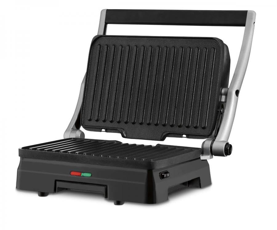 Cuisinart Griddler® Indoor Grill & Panini Press, Dishwasher-Safe Nonstick Cooking Plates, Stainless Steel, GR-11NAS - style: New Version- Griddler