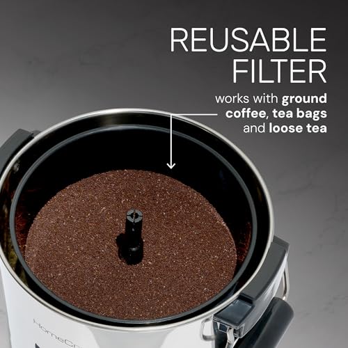 HomeCraft 45-Cup Coffee Urn and Hot Beverage Dispenser with Double Dripless Faucet, Quick-Brewing, Stainless Steel - style: 45 Cup Double Spigot