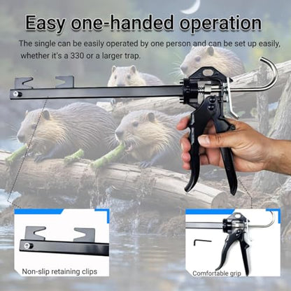 Heavy Duty Body Grip Trap Setter 220 330 conibear Traps Setting Tool | Trap Setting Tool Heavy Duty Bodygrip Trap Setter Sets Tool for Body Grip Traps 220 330 with One Hand easy to use