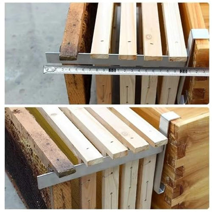 4pcs Stainless Steel Beekeeping Frame Support Holder Multifunctional Rustproof Beehive Support Rack Stable Bee Hive Tool(15-24.5cm) - color: 15-24.5cm