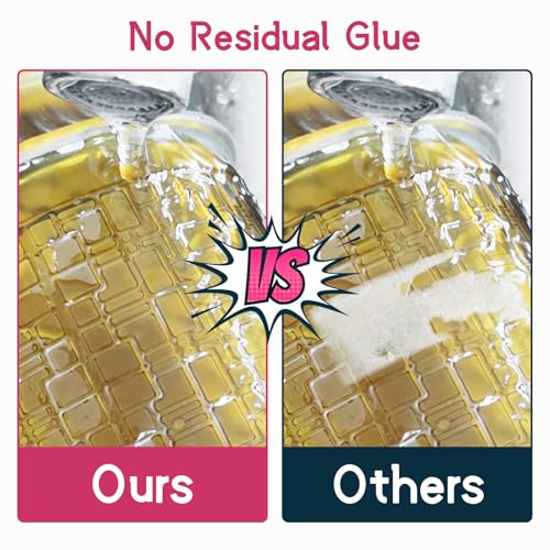 500 Pcs 1 x 3 inch Freezer Refrigerator Food Labels, Removable Freezer Labels for Food Containers, Mason Jar Labels, No Residue Food Storage Labels Perfect for Kitchen, Can Not be Torn