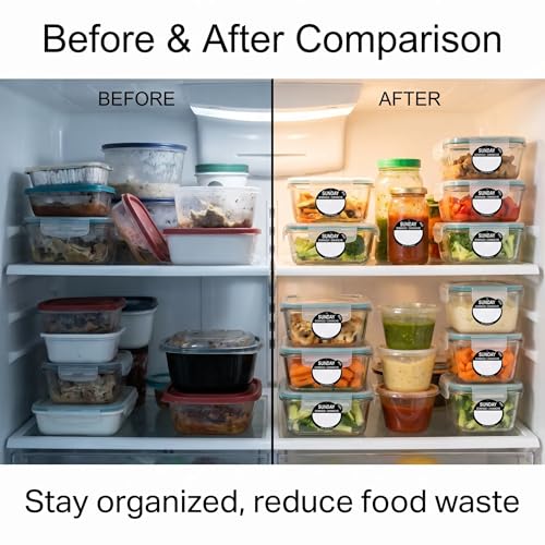 500Pcs/Roll Sunday Day of the Week Food Labels, 1 Inch Removable Food Rotation Day Dots Stickers, Trilingual Inventory Date Labels with Easy Peel Tab for Restaurant Kitchen Containers (Black) - color: 500pcs- Black Sunday