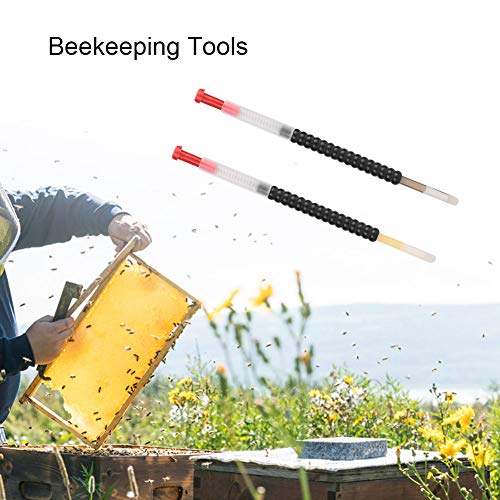 Queen Bee Larva Grafting Tool 2Pcs | Retractable Beekeeping Supplies for Stable & Productive Rearing | Sturdy Grafting Tools/Queen Rearing Kits
