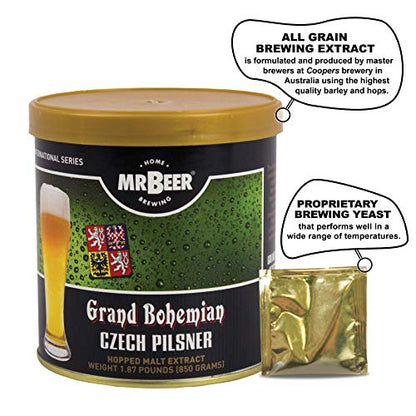 Mr. Beer Czech Pilsner 2 Gallon Homebrewing Refill - style: Grand Bohemian Czech Pilsner