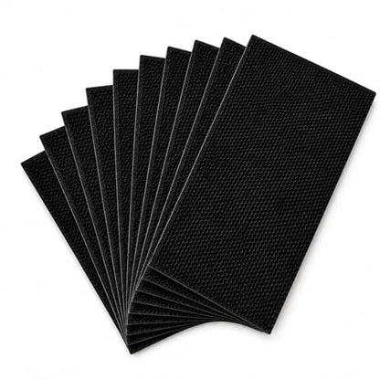Black Beeswax Foundation Sheets, 10PCS for Langstroth Deep Frames | 8-1/2 Inch, Fits Langstroth Deep Frames, Wax-Coated Plastic, Food-Grade